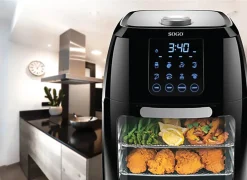 Airfryer m. rotisseri