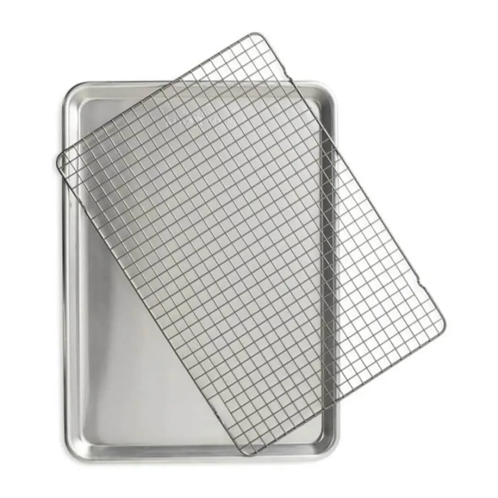 Bageplade m. grillgitter