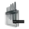 iD3® BLACK SAMURAI™ Sakai Knivblok - 7 dele