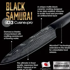 iD3® BLACK SAMURAI™ Utilitykniv