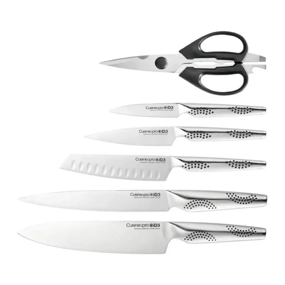 iD3® Tora Knivblok - 7 dele