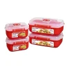 Microwave Opbevaringsboks - 4 stk.