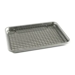 Nordic Ware Naturals Quarter Sheet med grillgitter