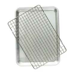 Nordic Ware Naturals Quarter Sheet med grillgitter