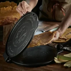 Seasoned Tortillapresser