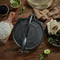 Seasoned Tortillapresser