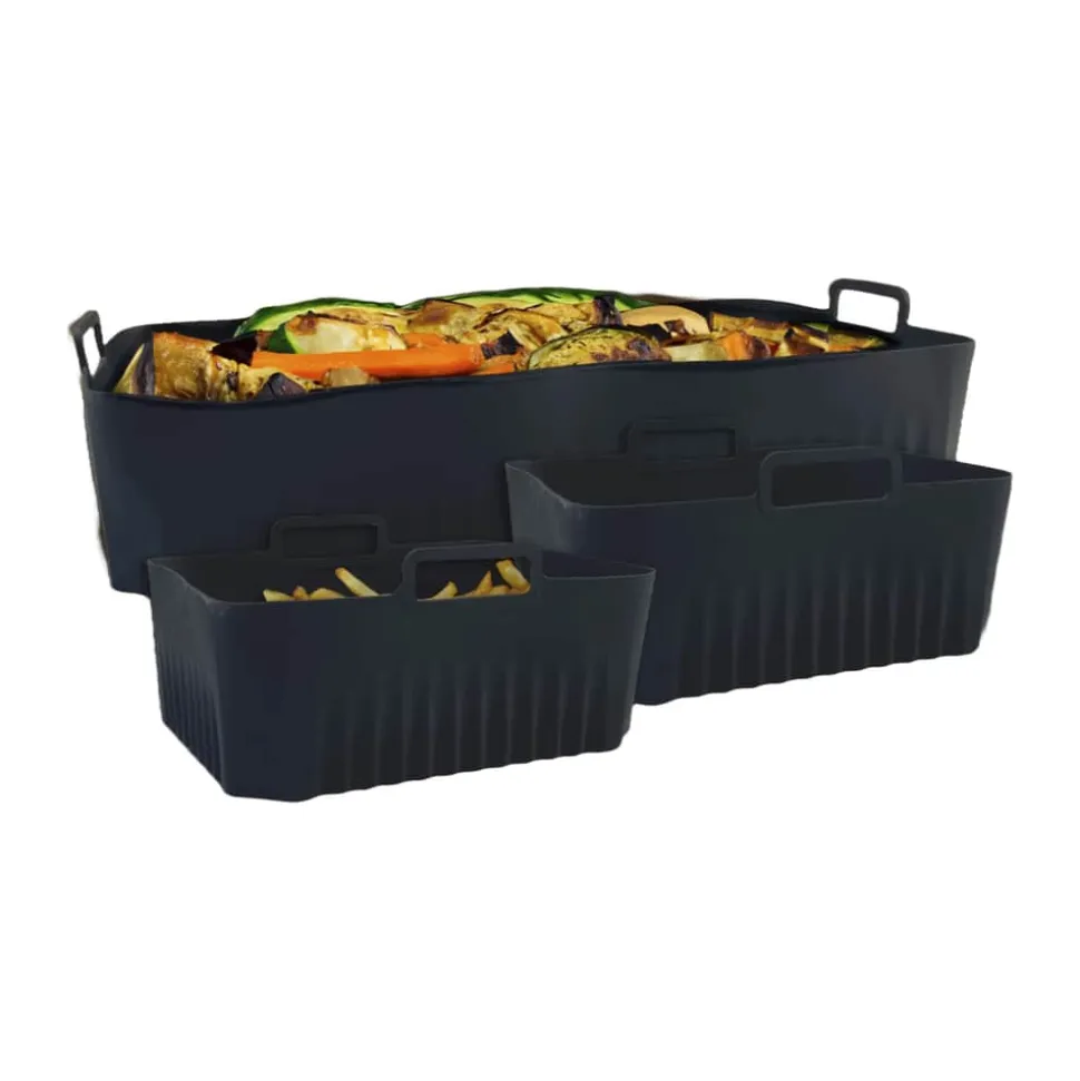 Silikoneform til Airfryer - 3 stk.