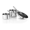 Stainless Steel Grydesæt - 3 dele