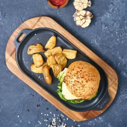 Træbakke til Grillplade